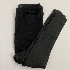YIGAL AZROUËL Leather Leg Jeans